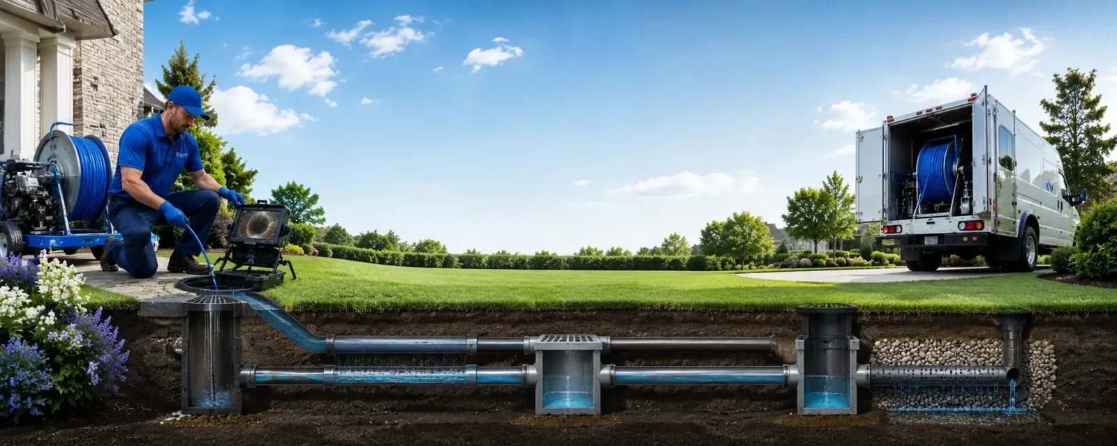 Outdoor drain cleaning information for Chappell Hill, TX
